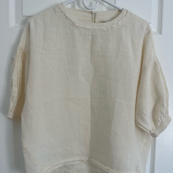 Apiece Apart Delle Top Size S in Cream - Picture 6 of 8